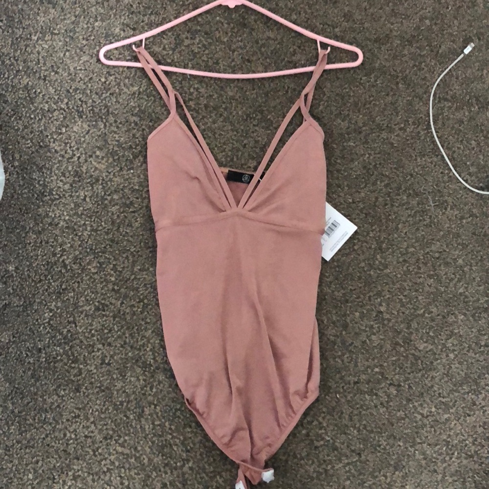 Roasted pink body suit